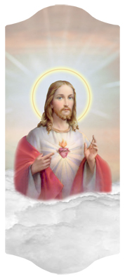 DARAY-C-109-BZ Sacred Heart Clouds Bronze